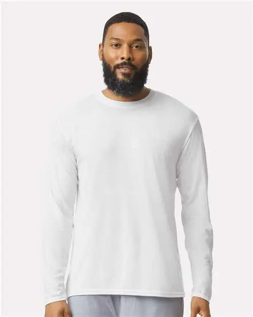 Gildan 42400 Performance® Long Sleeve T-shirt - White