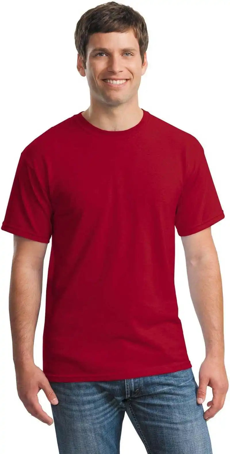 Gildan 5000 Heavy Cotton 100% t Shirt Antique Cherry Red
