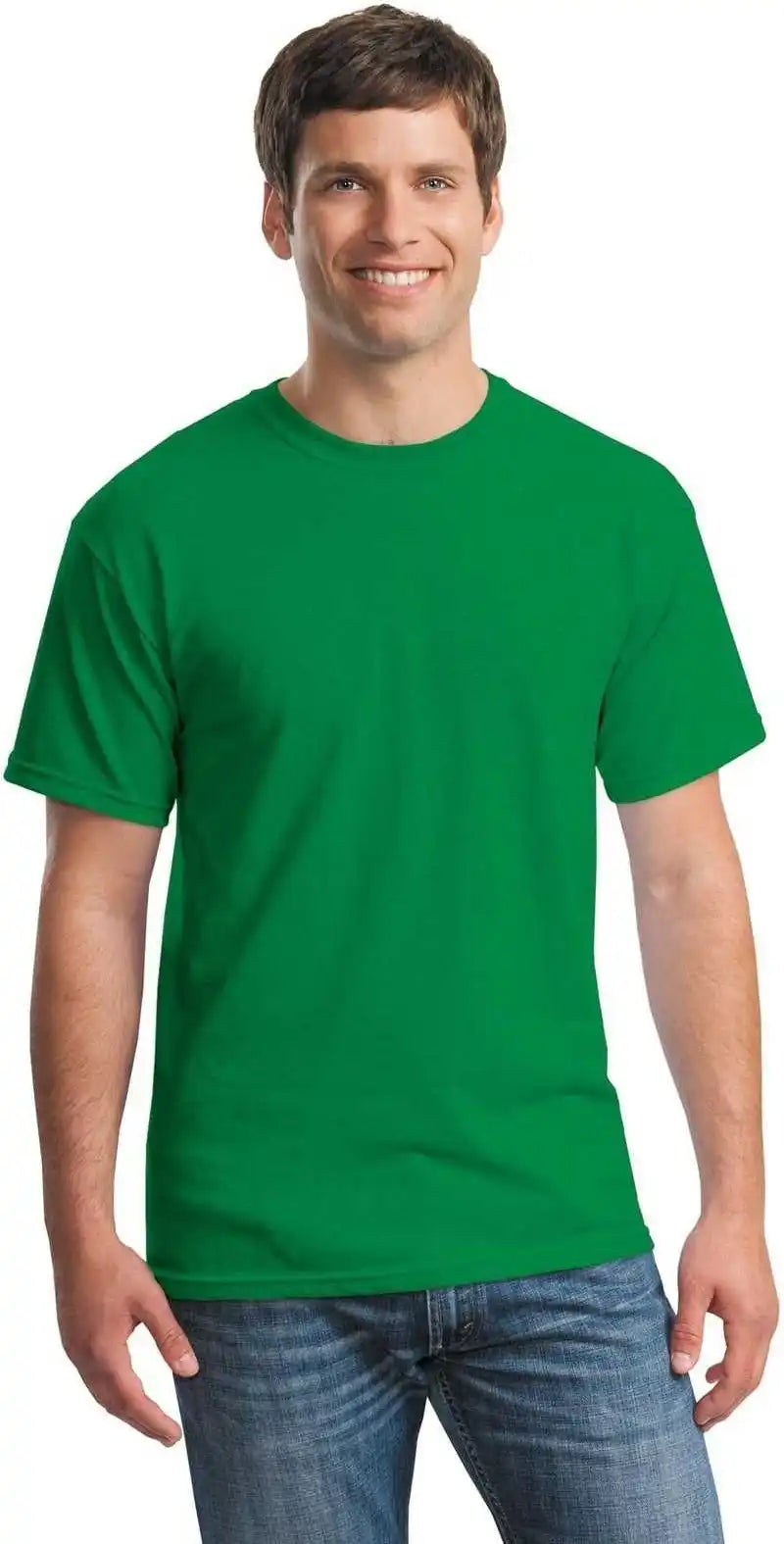 Gildan 5000 Heavy Cotton 100% t Shirt Antique Irish Green