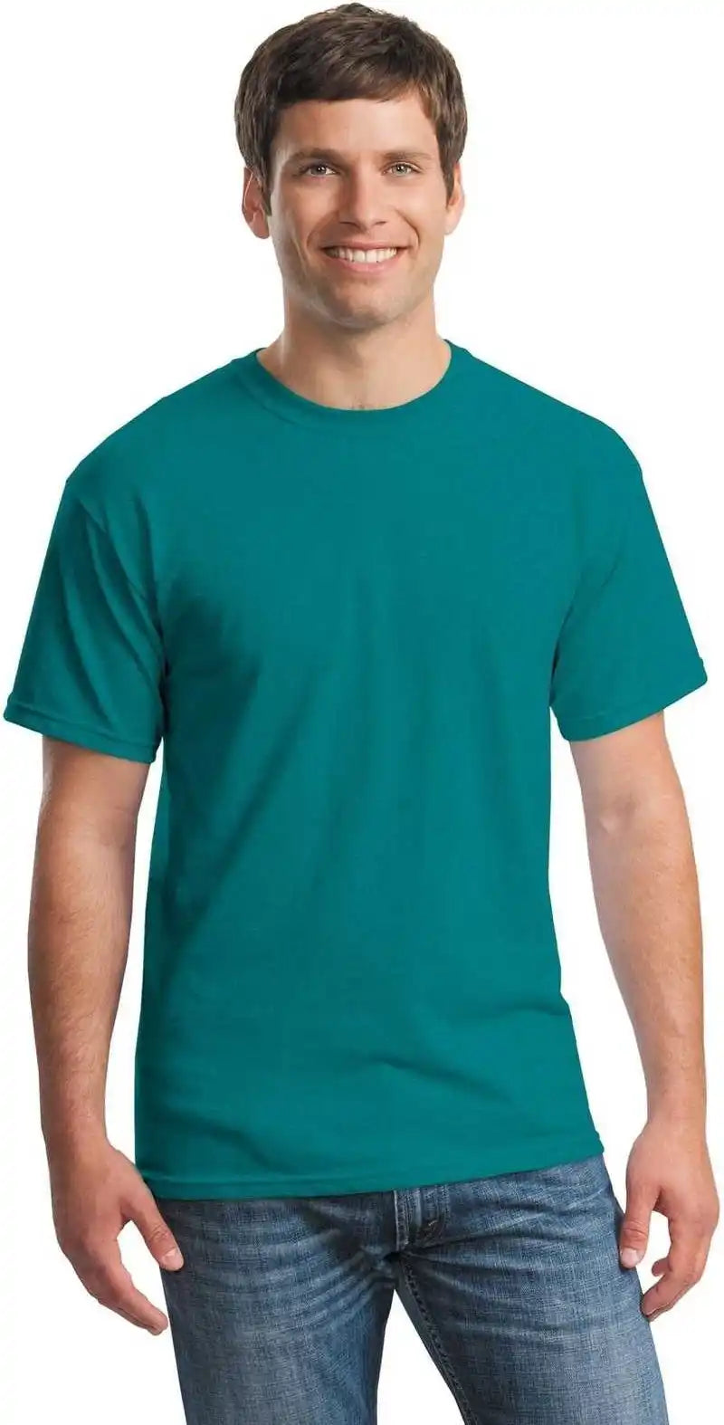 Gildan 5000 Heavy Cotton 100% t Shirt Antique Jade Dome