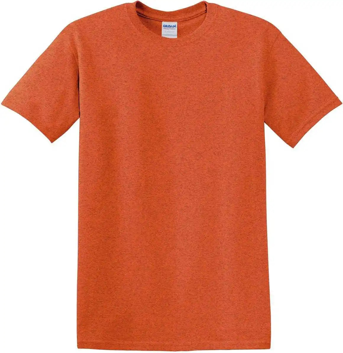 Gildan 5000 Heavy Cotton 100% t Shirt Antique Orange
