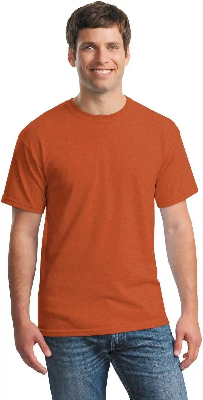Gildan 5000 Heavy Cotton 100% t Shirt Antique Orange