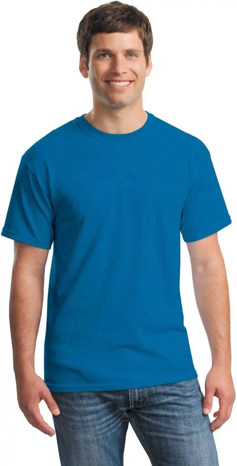 Gildan 5000 Heavy Cotton 100% t Shirt Antique Sapphire