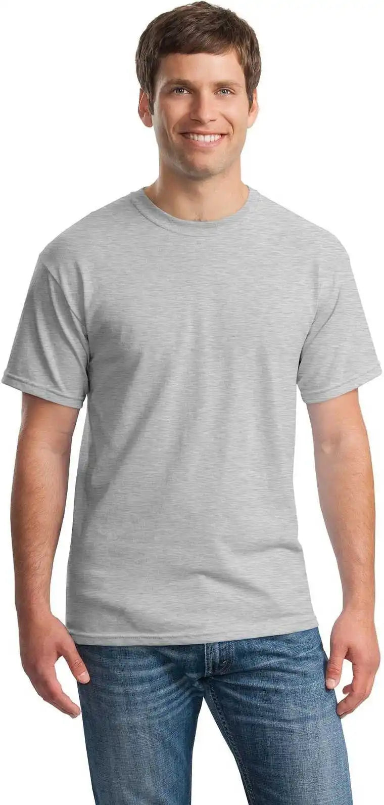 Gildan 5000 Heavy Cotton 100% t Shirt Ash