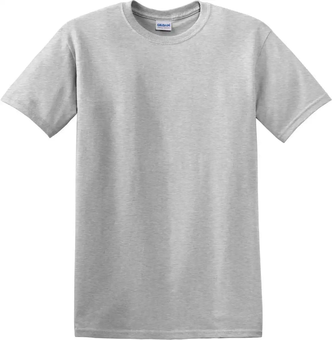 Gildan 5000 Heavy Cotton 100% t Shirt Ash