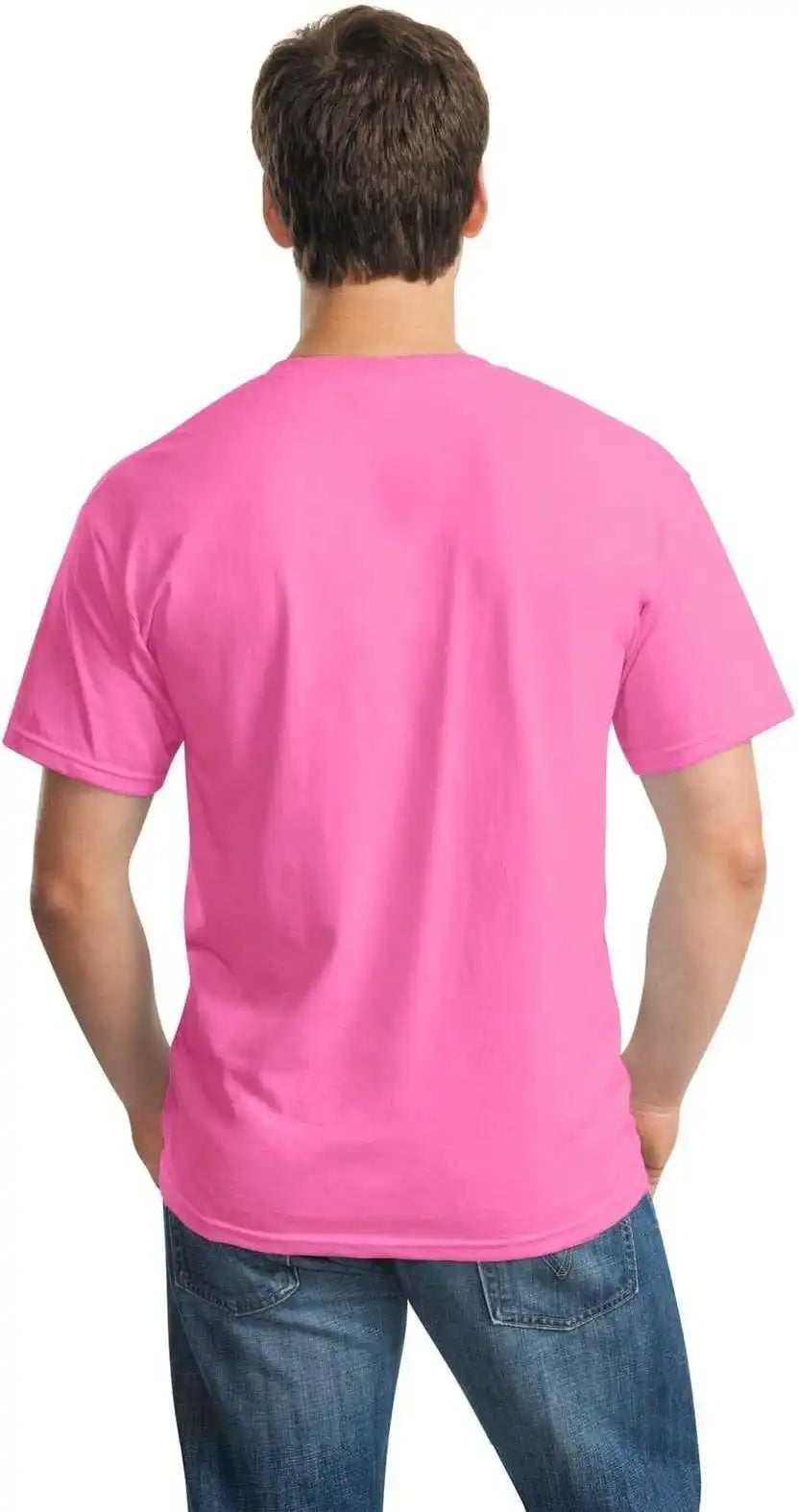 Gildan 5000 Heavy Cotton 100% t Shirt Azalea