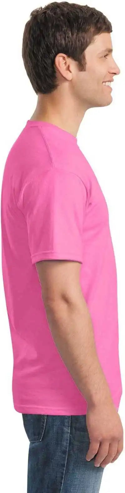 Gildan 5000 Heavy Cotton 100% t Shirt Azalea