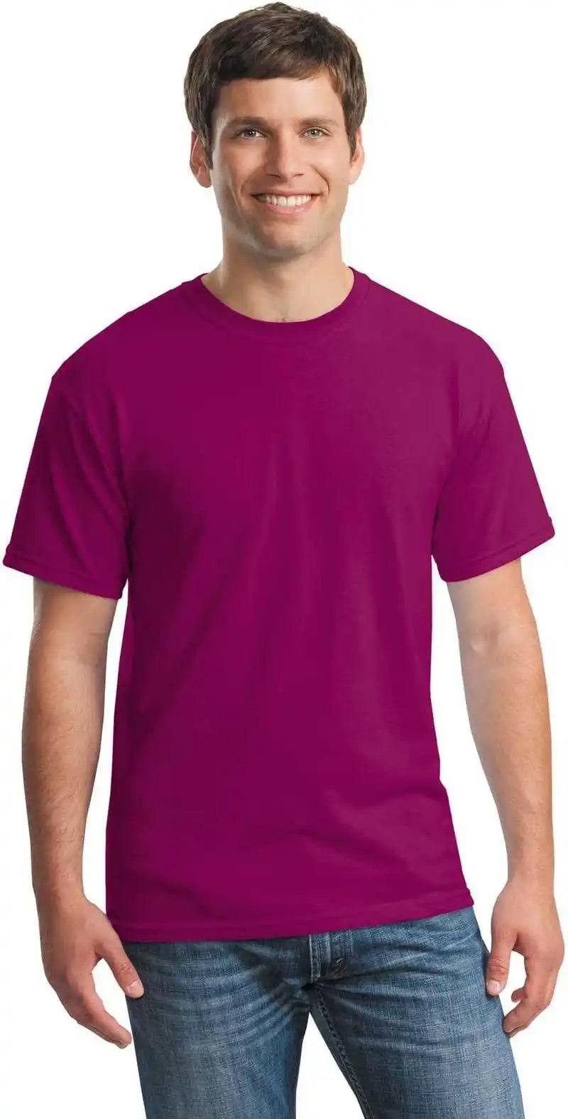 Gildan 5000 Heavy Cotton 100% t Shirt Berry