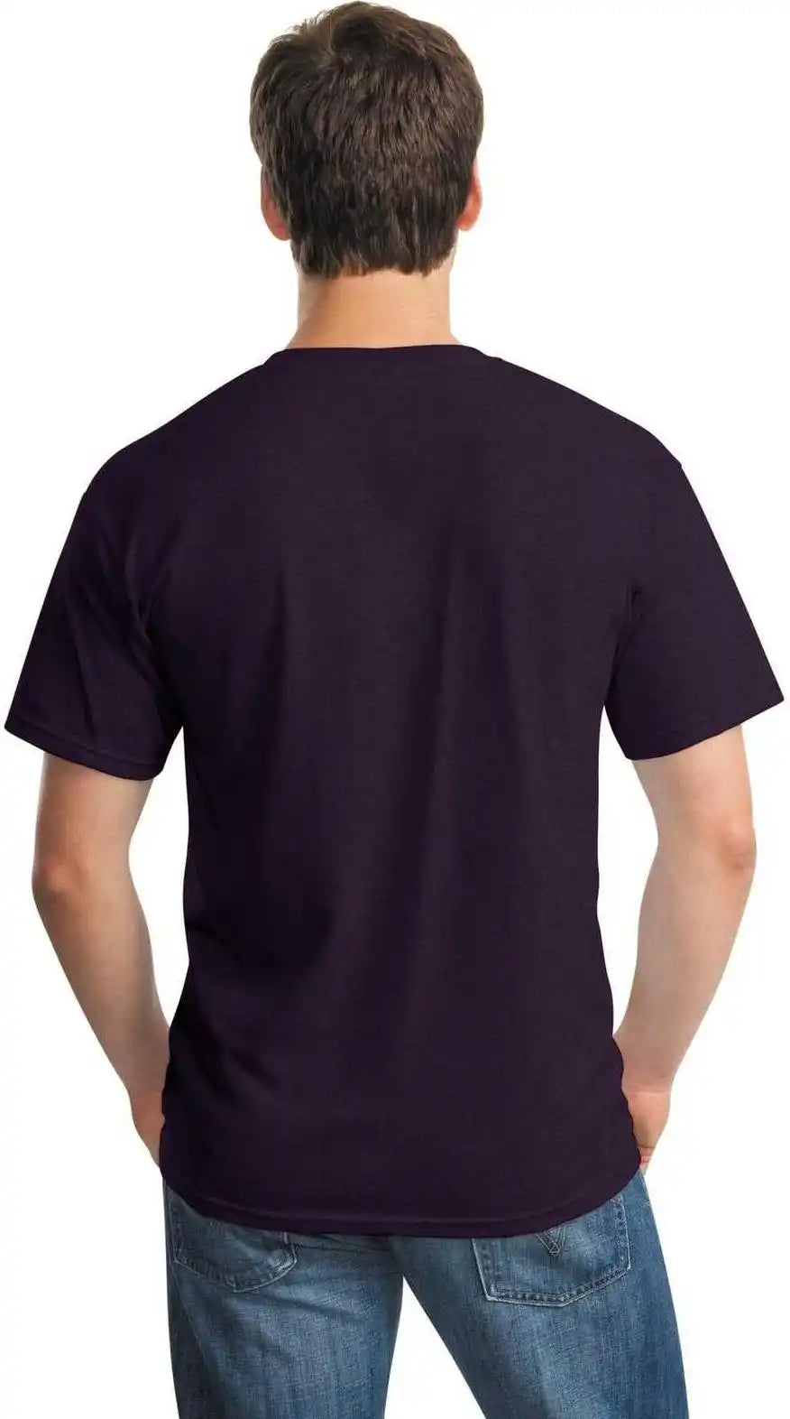 Gildan 5000 Heavy Cotton 100% t Shirt Blackberry