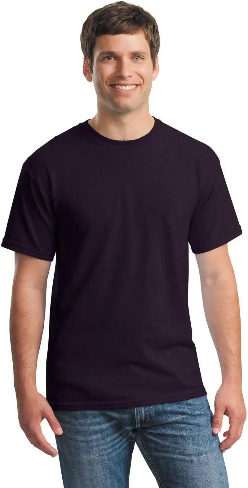 Gildan 5000 Heavy Cotton 100% t Shirt Blackberry