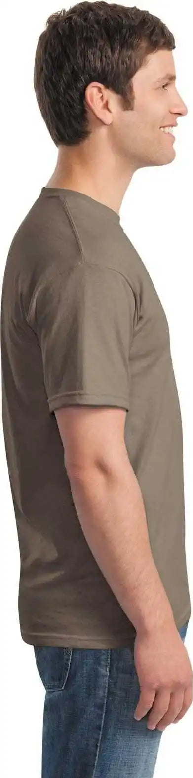 Gildan 5000 Heavy Cotton 100% t Shirt Brown Savana