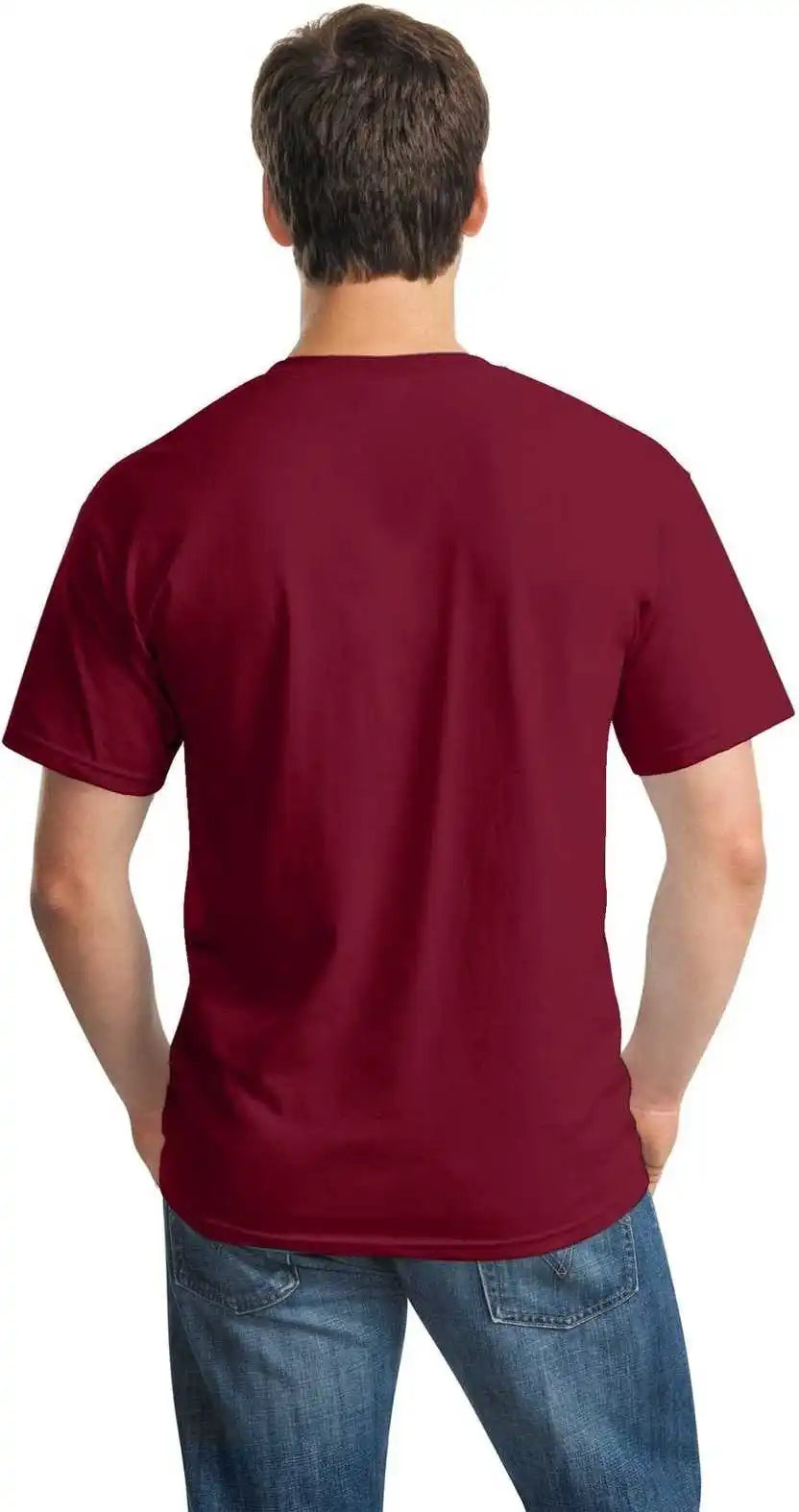 Gildan 5000 Heavy Cotton 100% t Shirt Cardinal