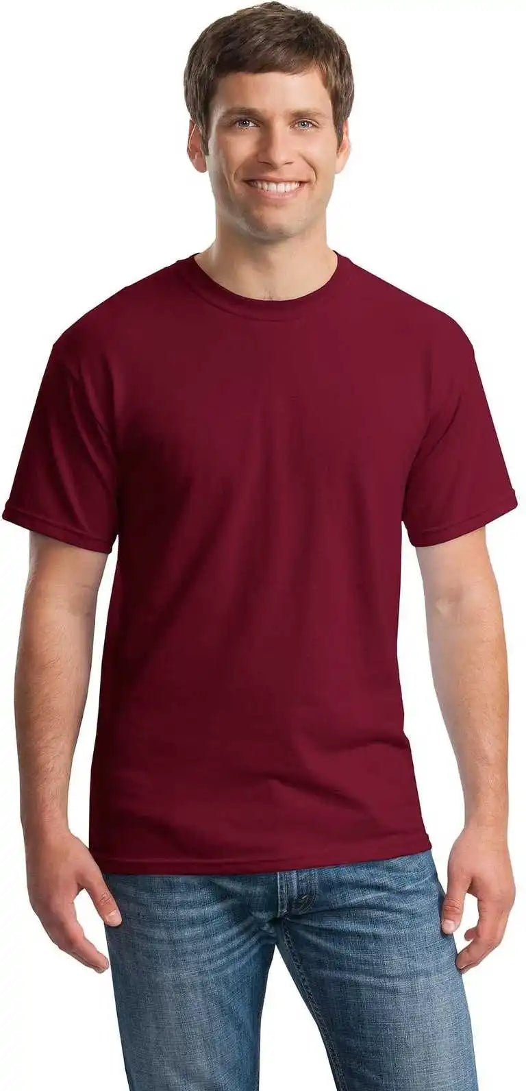 Gildan 5000 Heavy Cotton 100% t Shirt Cardinal