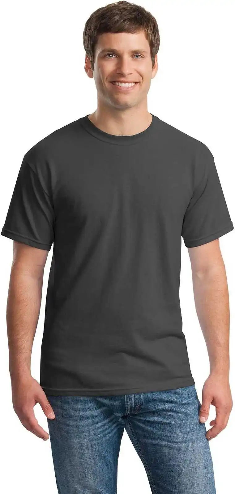 Gildan 5000 Heavy Cotton 100% t Shirt Charcoal