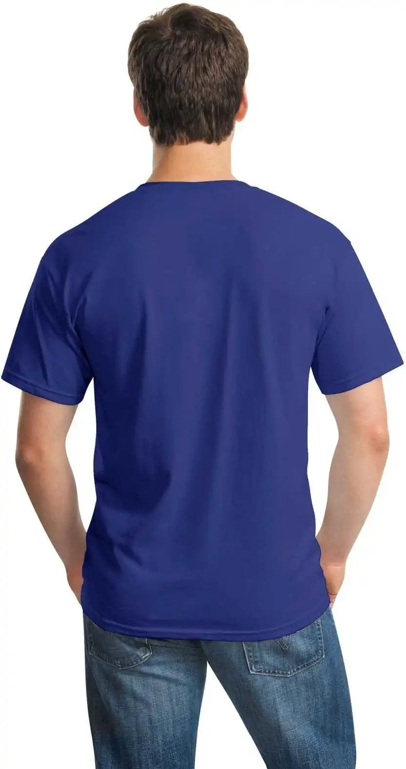 Gildan 5000 Heavy Cotton 100% t Shirt Cobalt