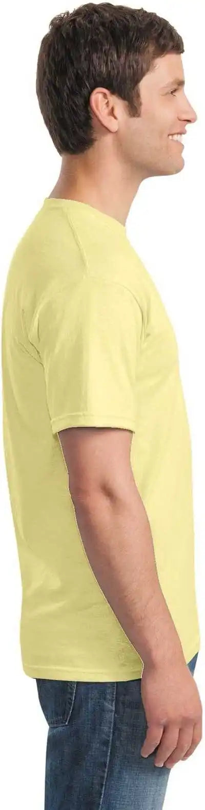 Gildan 5000 Heavy Cotton 100% t Shirt Cornsilk