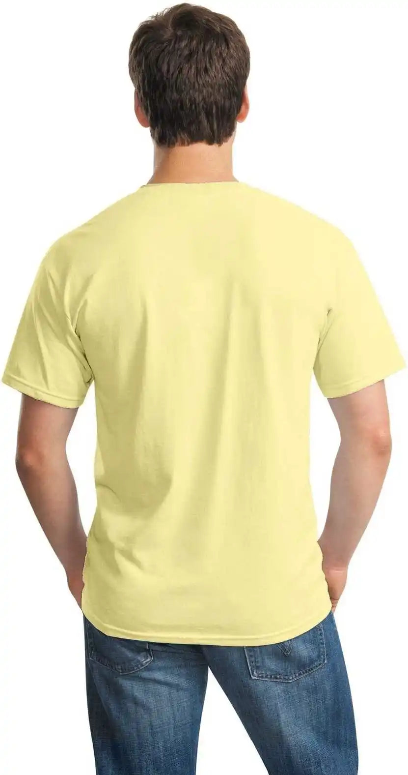 Gildan 5000 Heavy Cotton 100% t Shirt Cornsilk