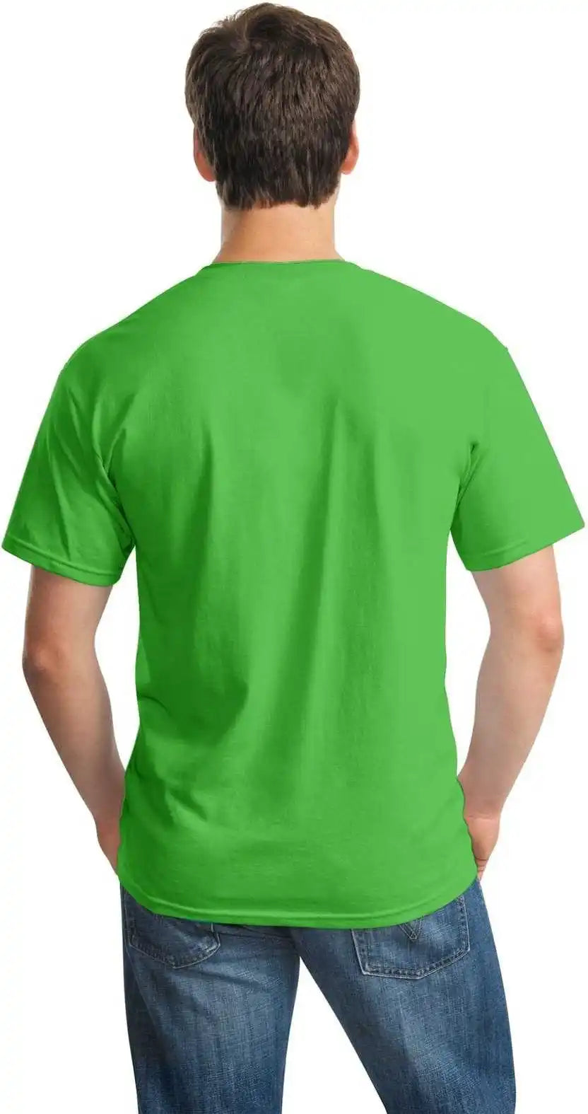 Gildan 5000 Heavy Cotton 100% t Shirt Electric Green