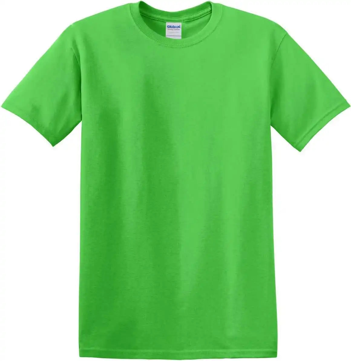 Gildan 5000 Heavy Cotton 100% t Shirt Electric Green