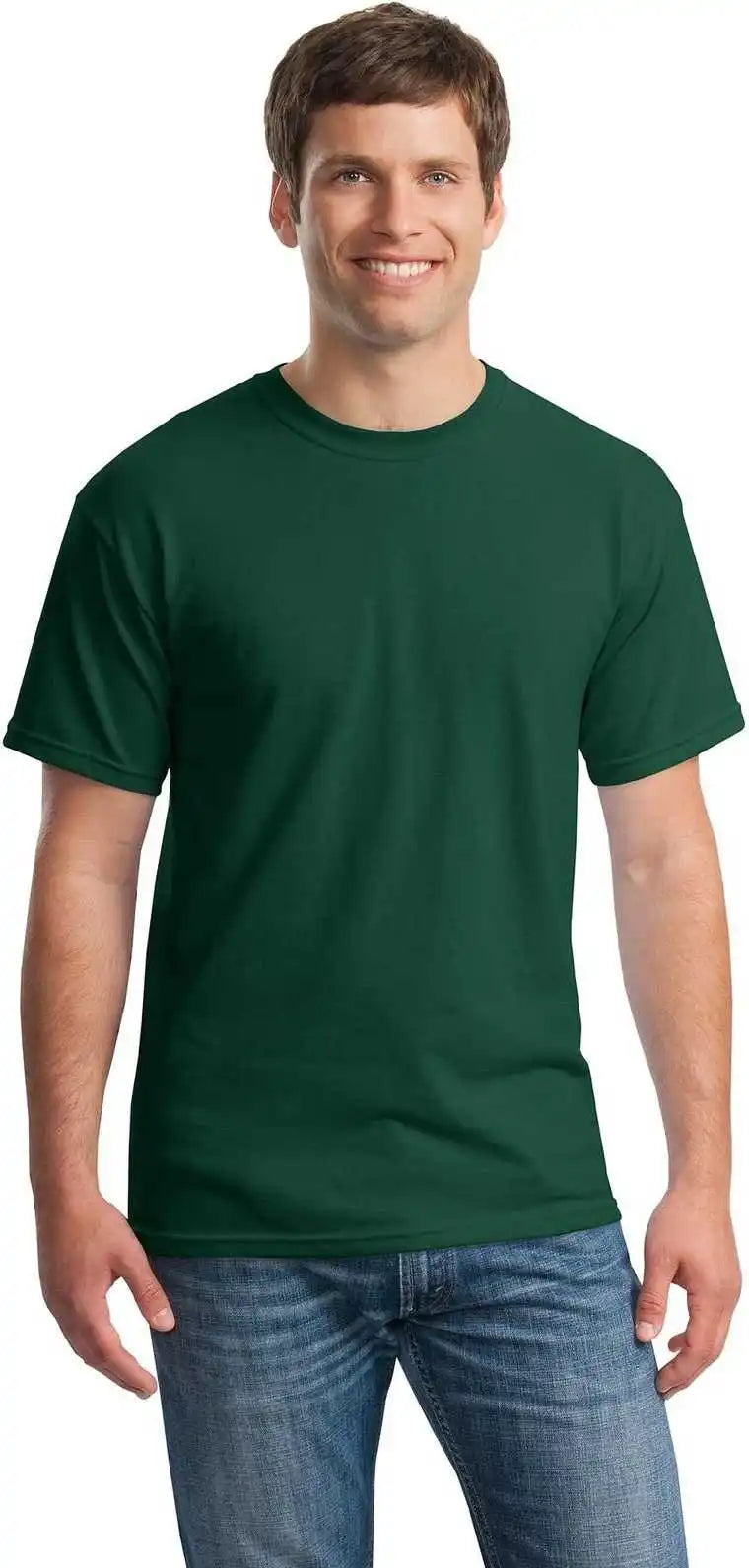 Gildan 5000 Heavy Cotton 100% t Shirt Forest