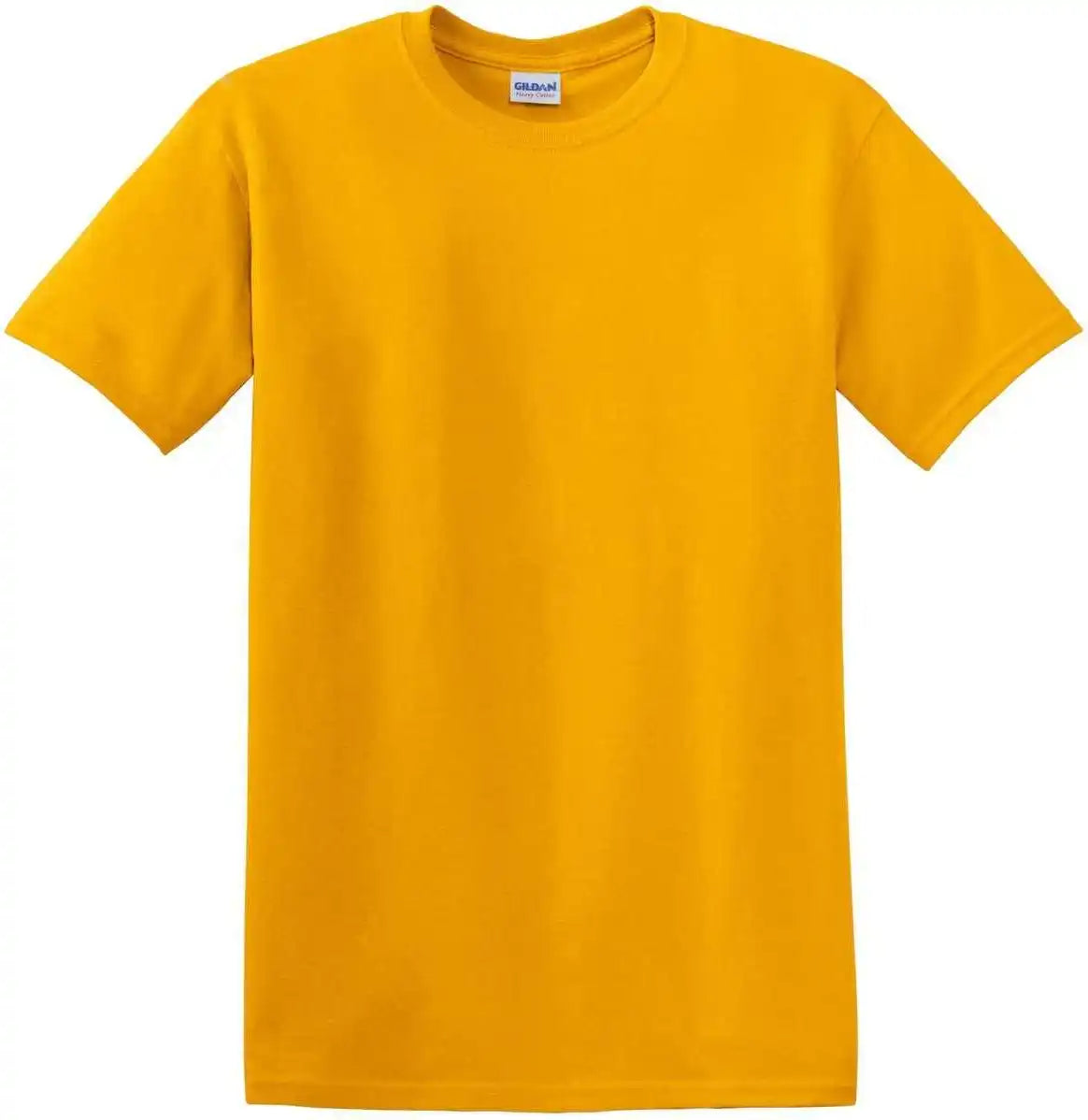 Gildan 5000 Heavy Cotton 100% t Shirt Gold