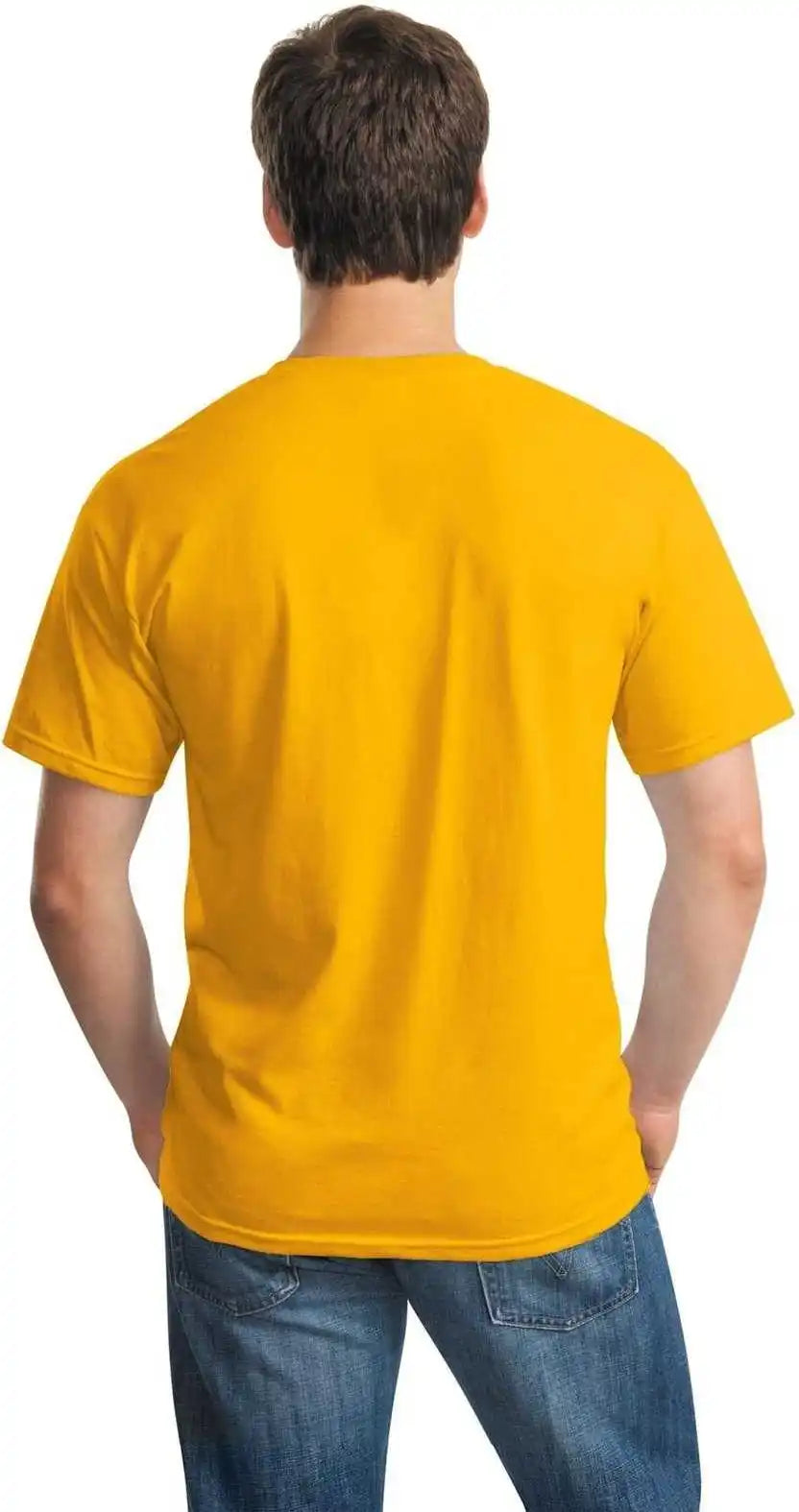 Gildan 5000 Heavy Cotton 100% t Shirt Gold