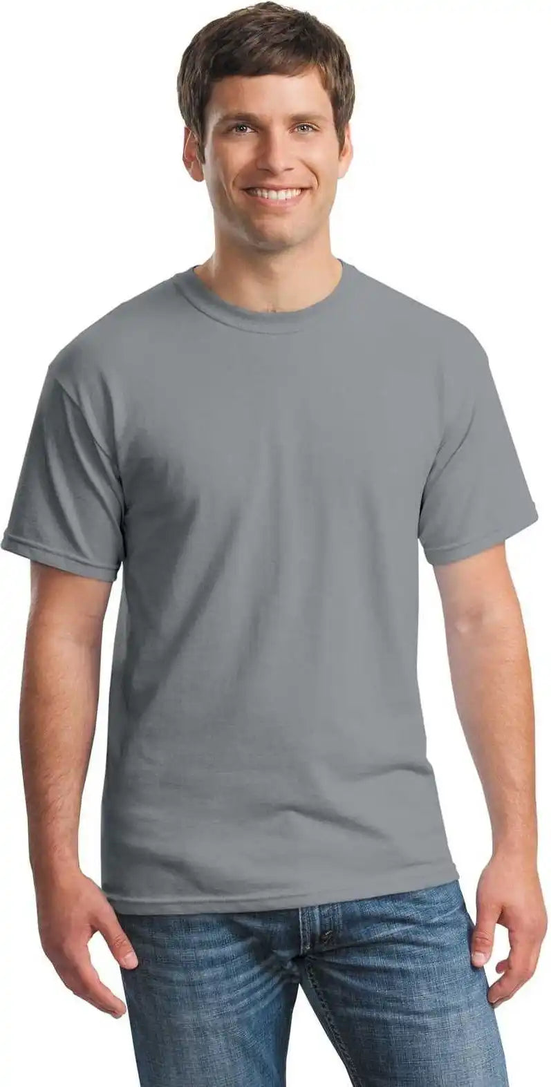 Gildan 5000 Heavy Cotton 100% t Shirt Gravel
