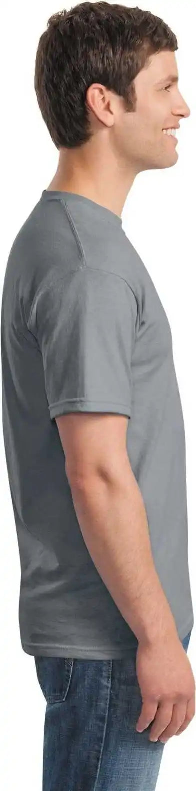 Gildan 5000 Heavy Cotton 100% t Shirt Gravel