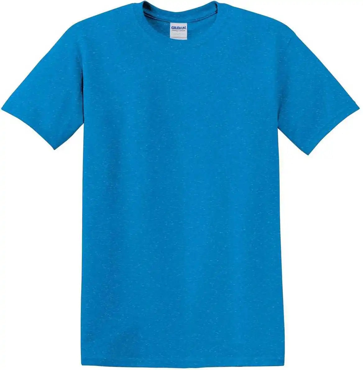 Gildan 5000 Heavy Cotton 100% t Shirt Heather Sapphire
