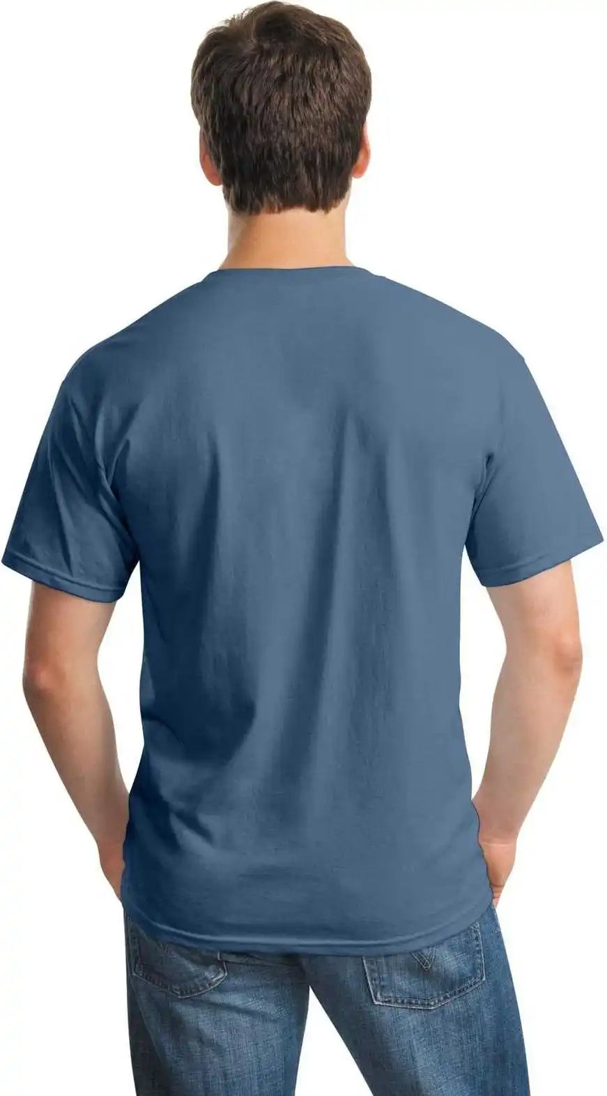 Gildan 5000 Heavy Cotton 100% t Shirt Indigo Blue