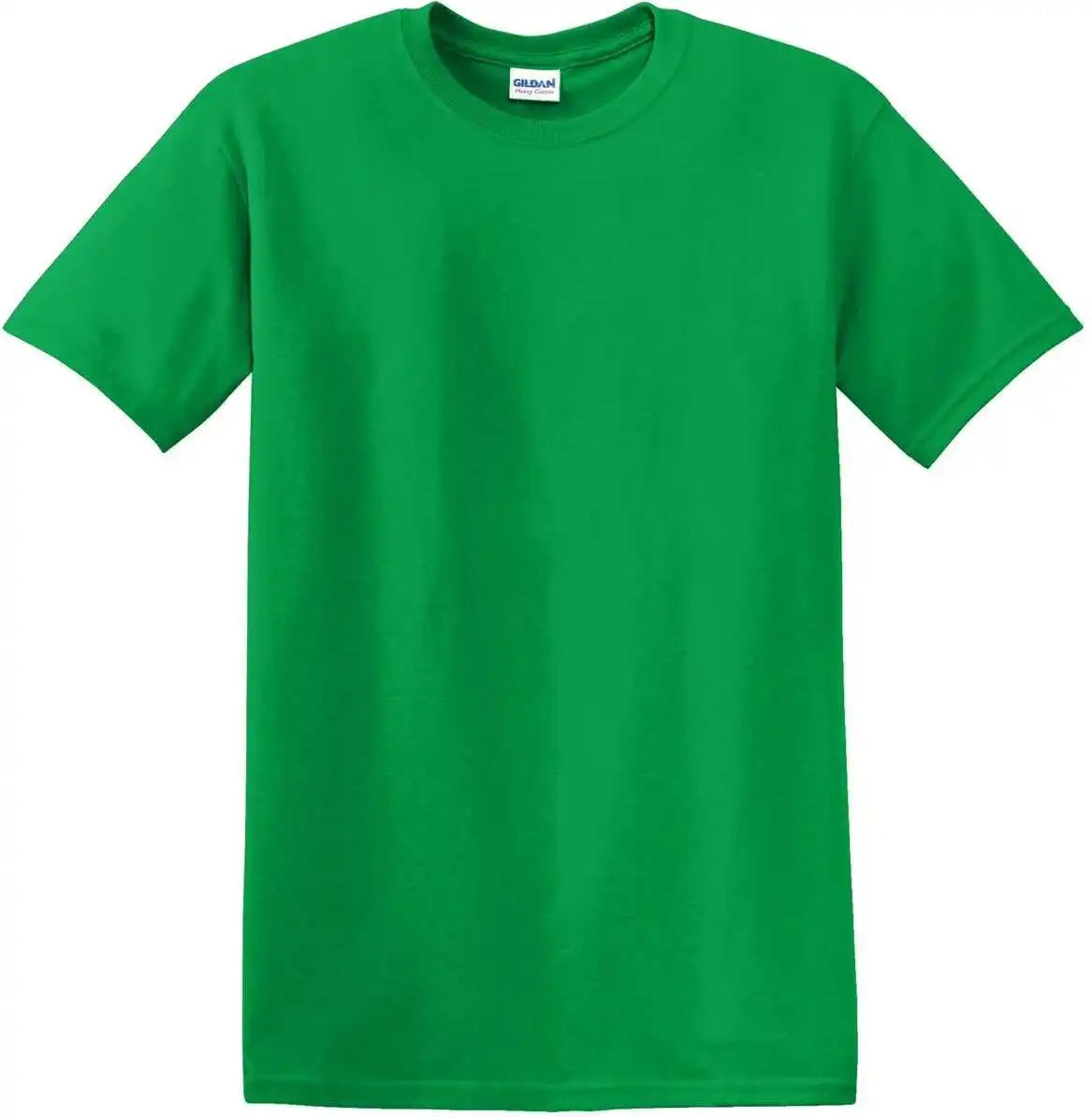 Gildan 5000 Heavy Cotton 100% t Shirt Irish Green