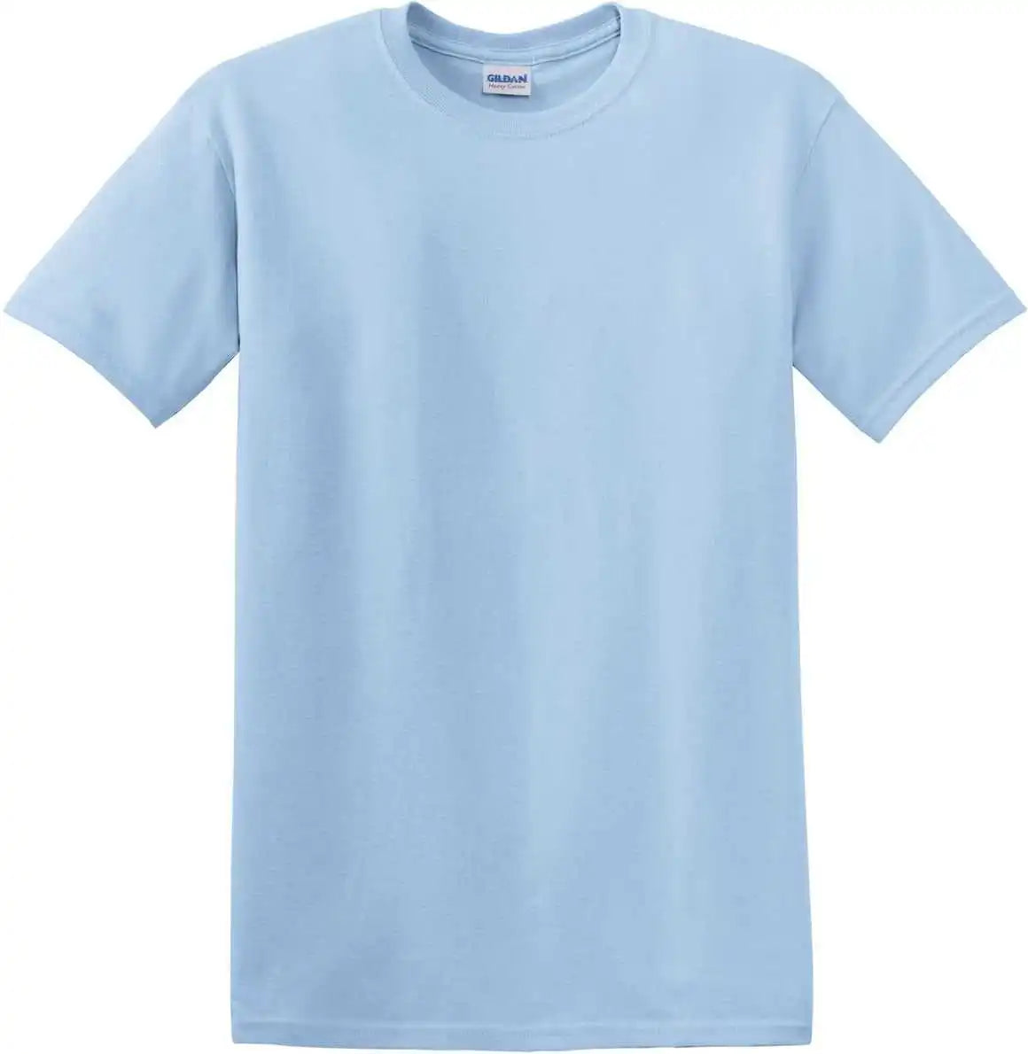 Gildan 5000 Heavy Cotton 100% t Shirt Light Blue