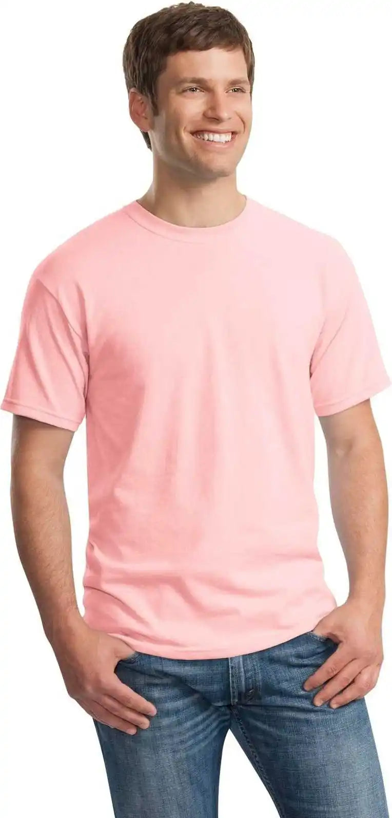 Gildan 5000 Heavy Cotton 100% t Shirt Light Pink