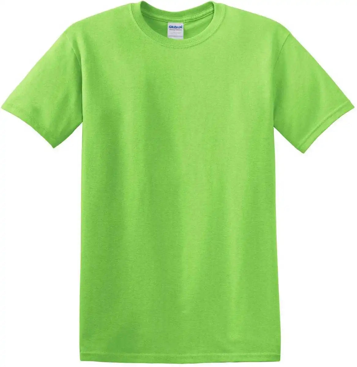 Gildan 5000 Heavy Cotton 100% t Shirt Lime