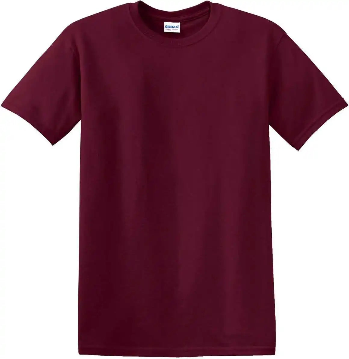 Gildan 5000 Heavy Cotton 100% t Shirt Maroon