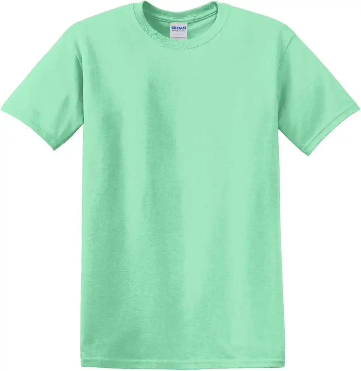 Gildan 5000 Heavy Cotton 100% t Shirt Mint Green