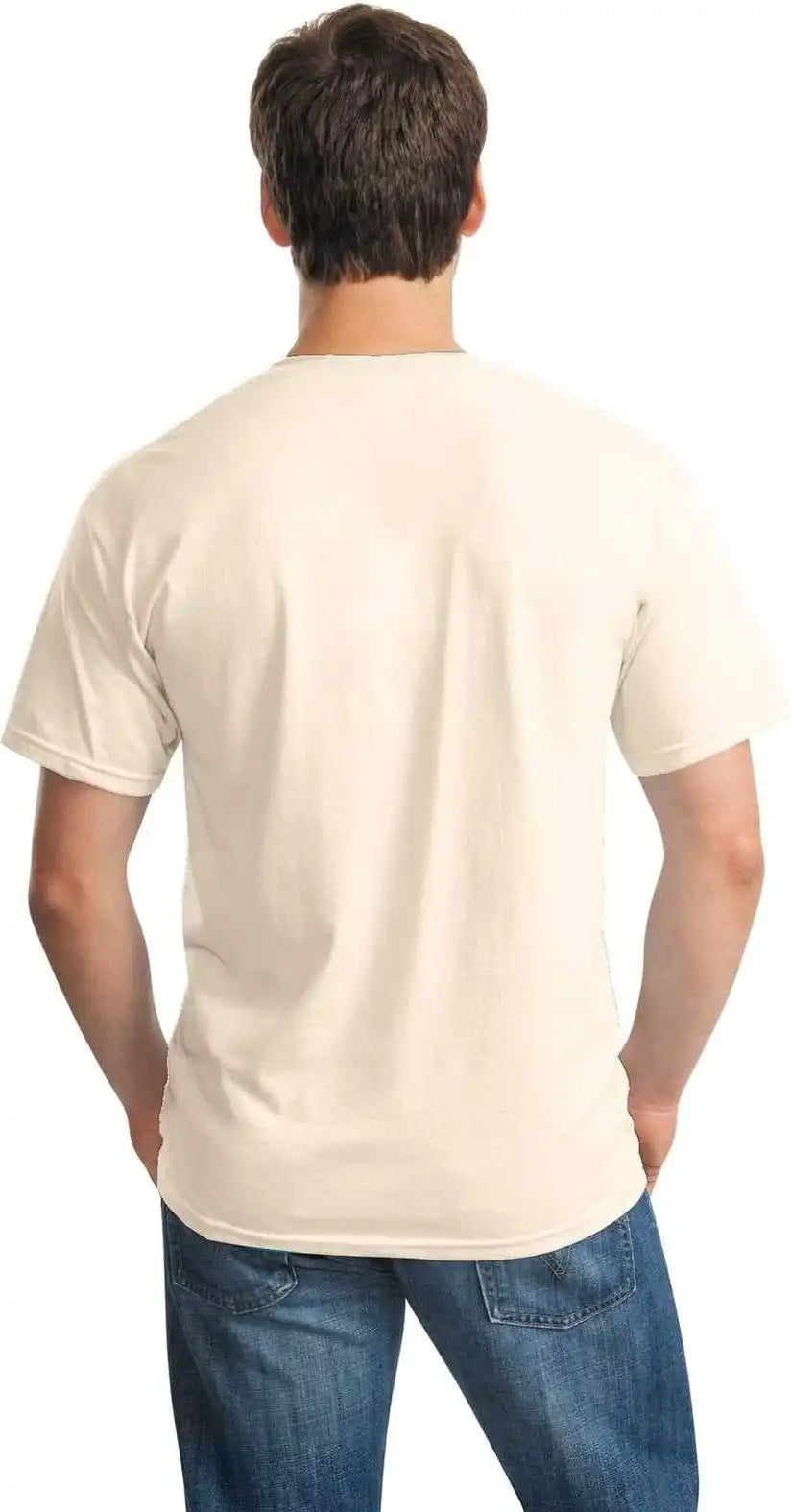Gildan 5000 Heavy Cotton 100% t Shirt Natural