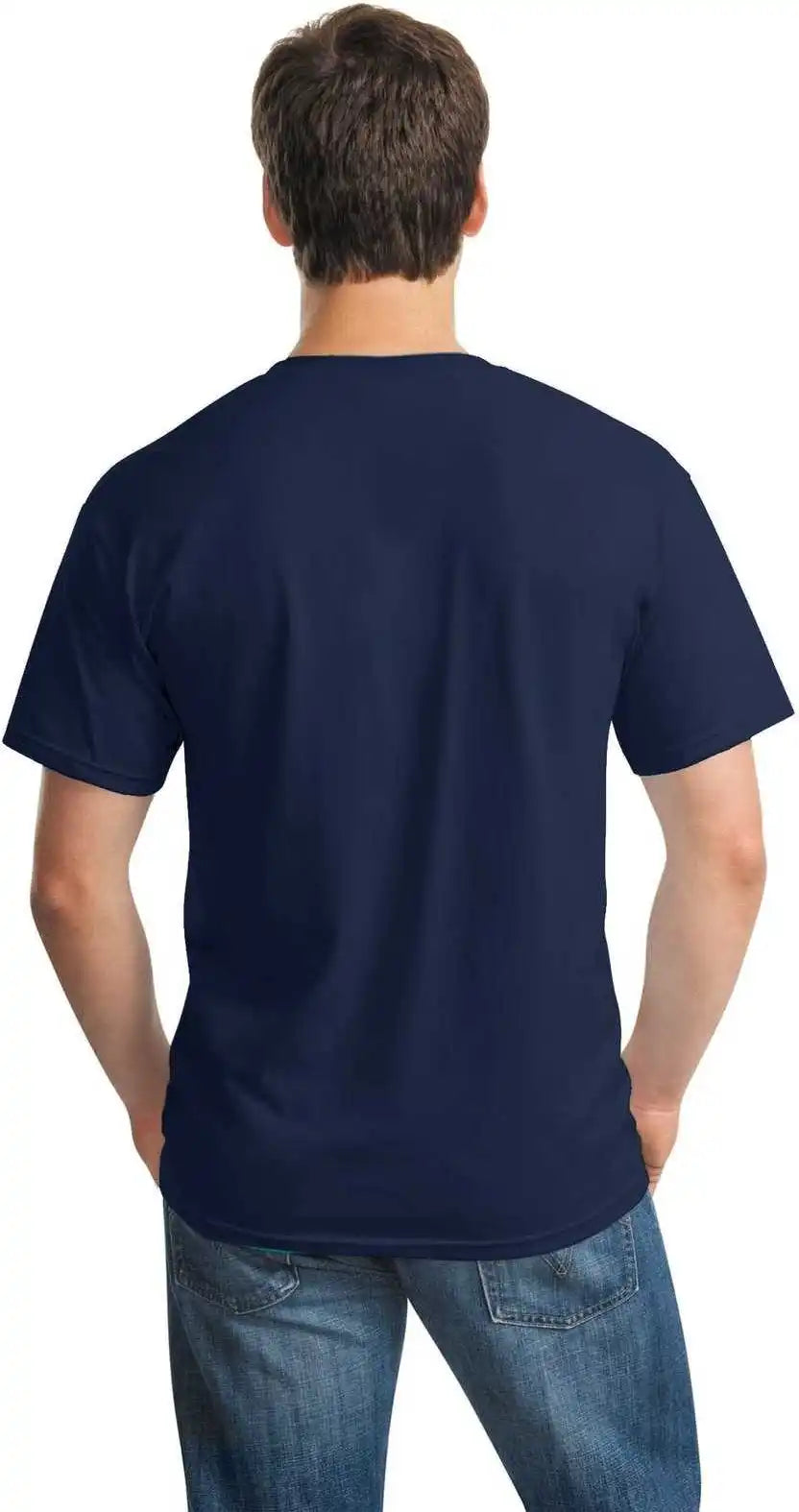 Gildan 5000 Heavy Cotton 100% t Shirt Navy