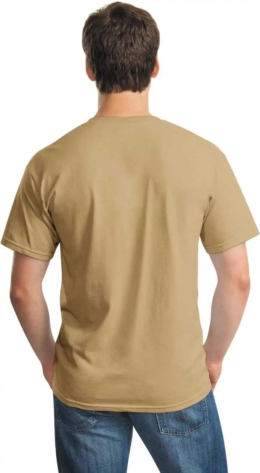 Gildan 5000 Heavy Cotton 100% t Shirt Old Gold