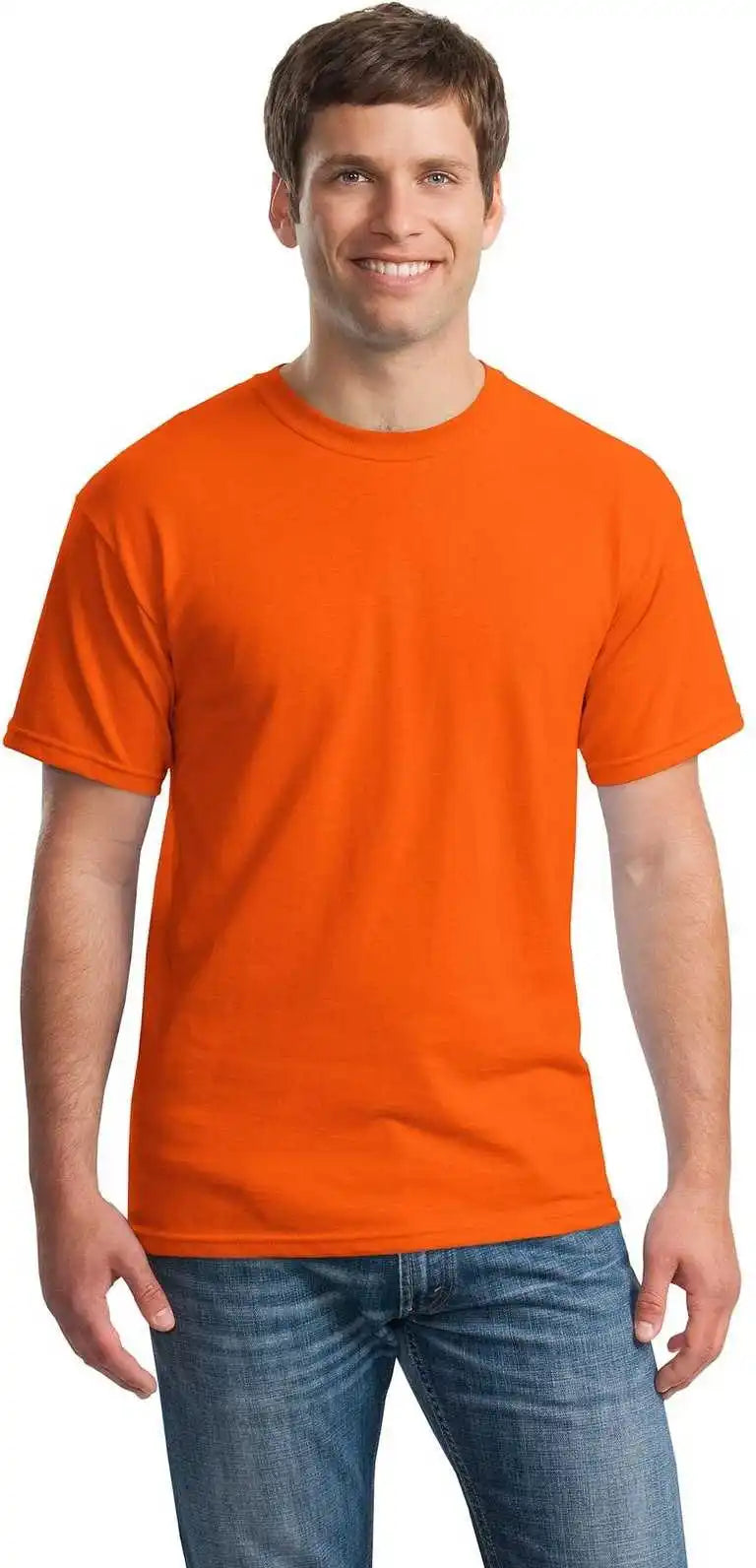 Gildan 5000 Heavy Cotton 100% t Shirt Orange