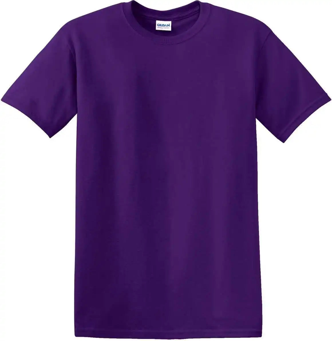 Gildan 5000 Heavy Cotton 100% t Shirt Purple