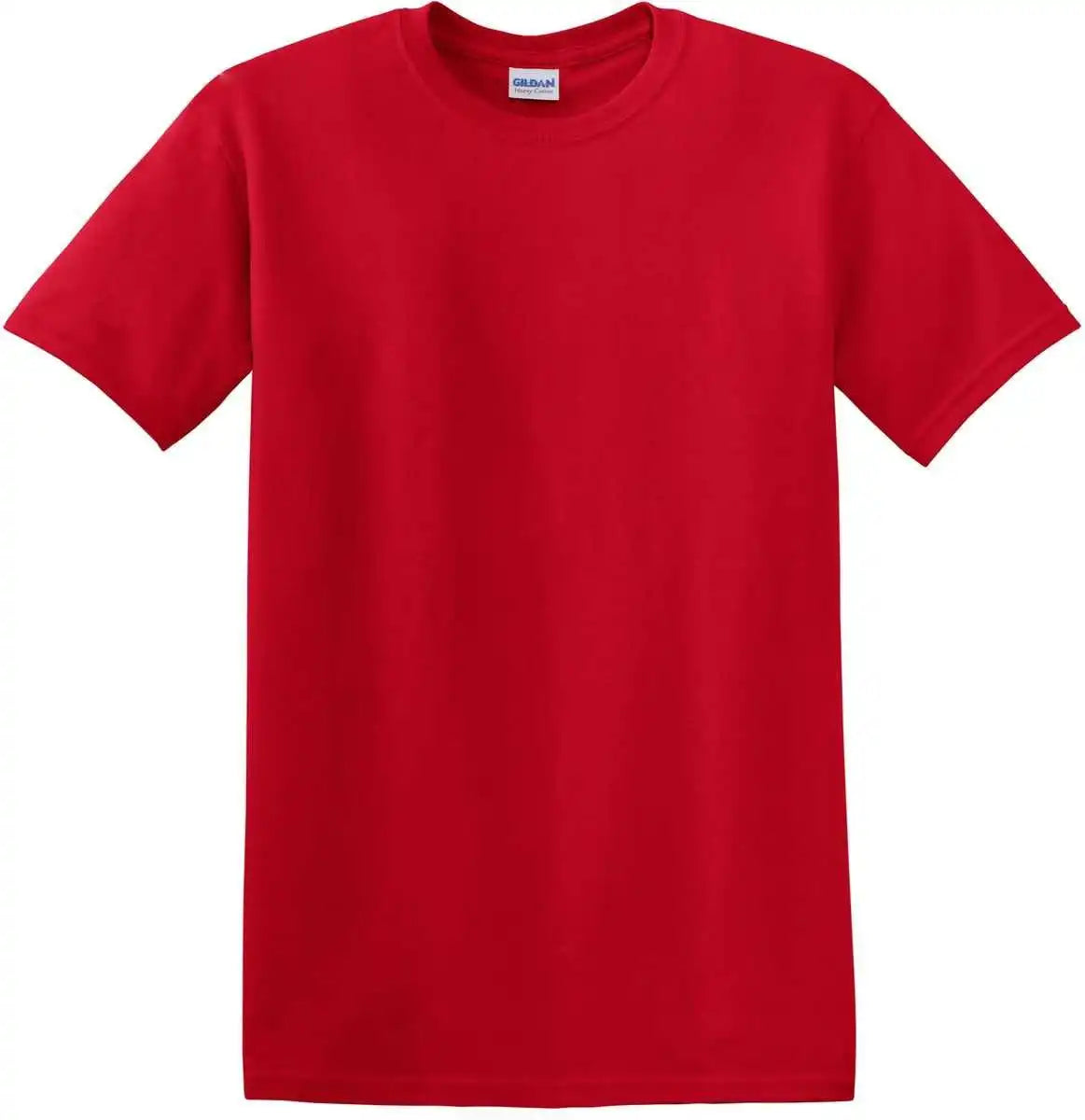 Gildan 5000 Heavy Cotton 100% t Shirt Red