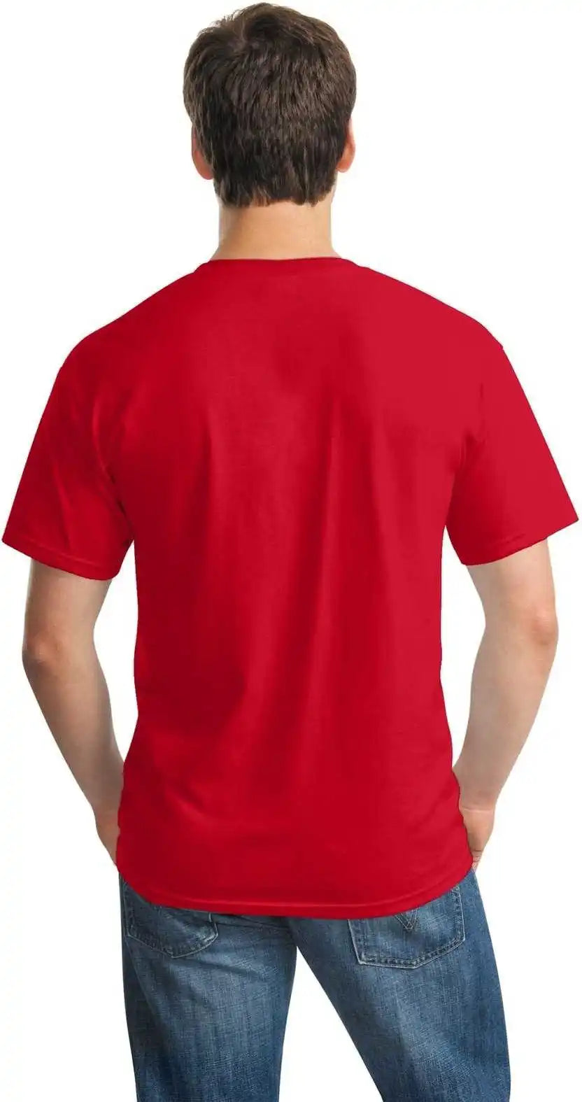 Gildan 5000 Heavy Cotton 100% t Shirt Red