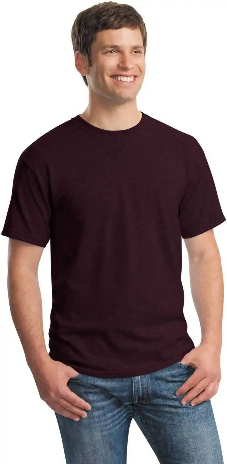 Gildan 5000 Heavy Cotton 100% t Shirt Russet