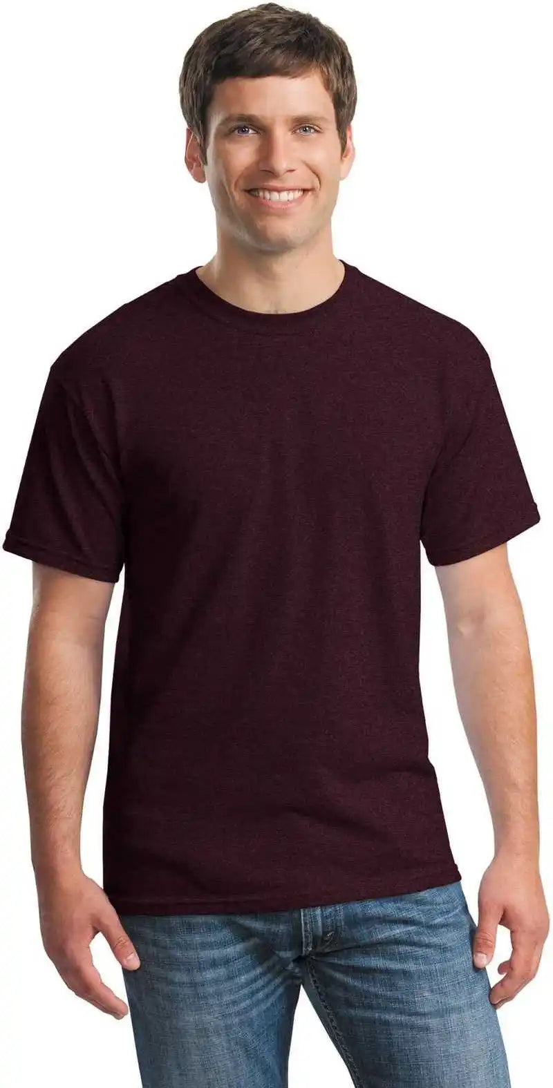 Gildan 5000 Heavy Cotton 100% t Shirt Russet