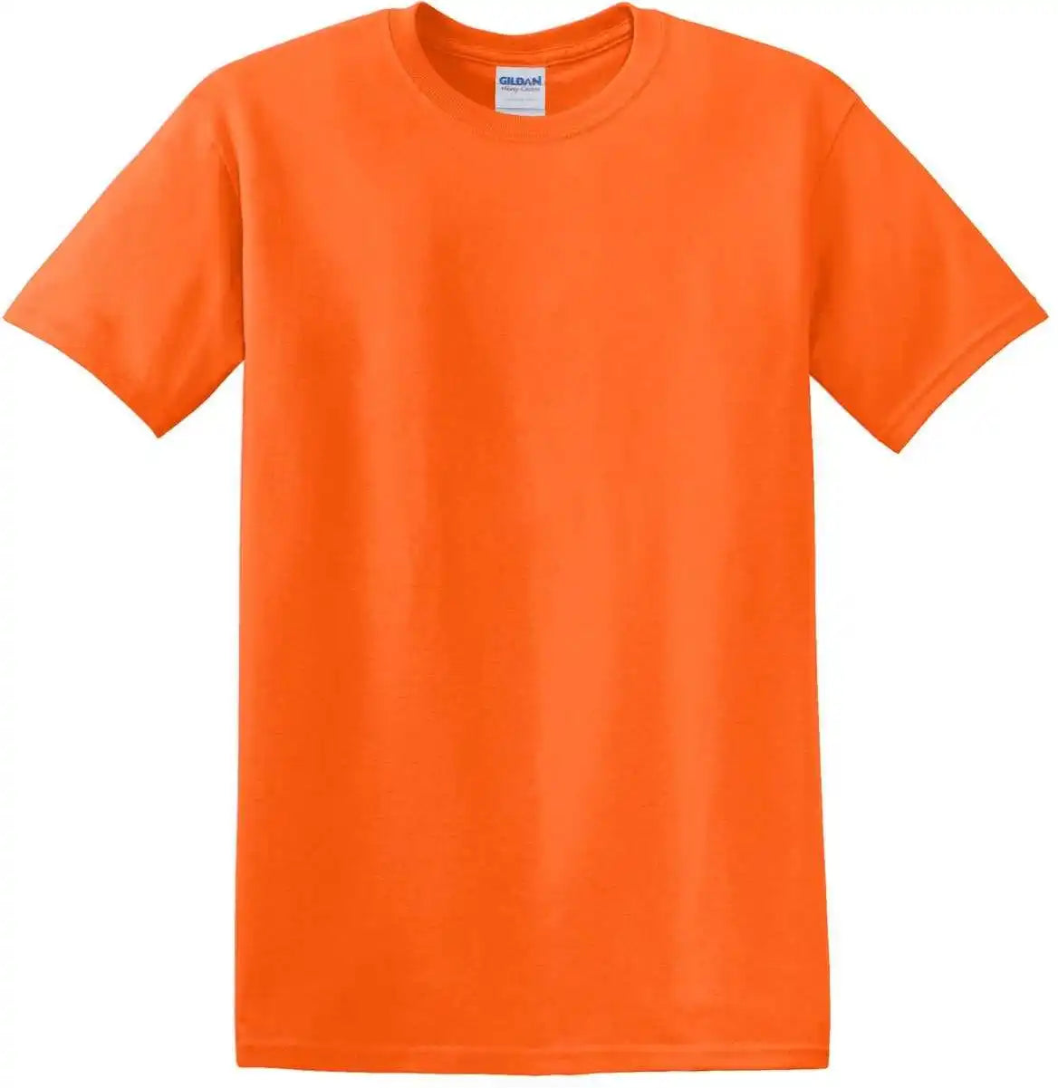 Gildan 5000 Heavy Cotton 100% t Shirt S. Orange