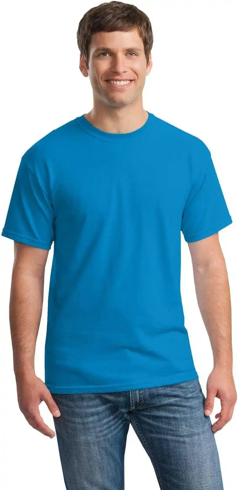 Gildan 5000 Heavy Cotton 100% t Shirt Sapphire