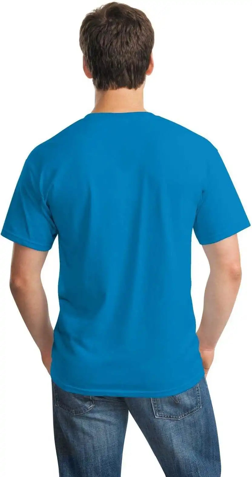 Gildan 5000 Heavy Cotton 100% t Shirt Sapphire
