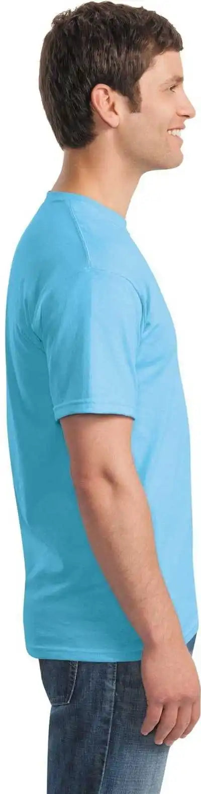 Gildan 5000 Heavy Cotton 100% t Shirt Sky