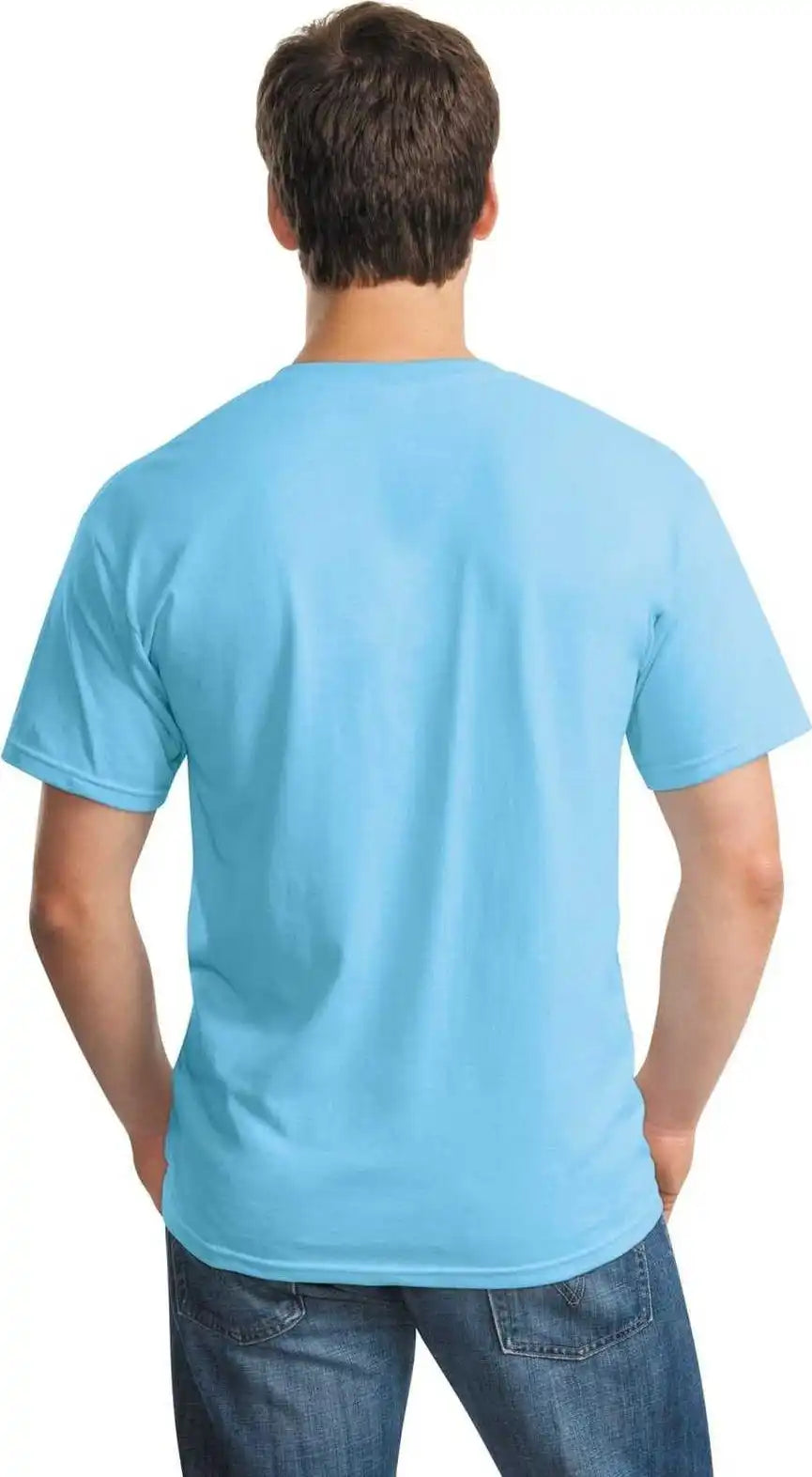 Gildan 5000 Heavy Cotton 100% t Shirt Sky